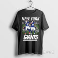 Officials New York Giants Jaxson Dart And Cam Skattebo Signatures 2025 Long Sleve Shirts Sweater