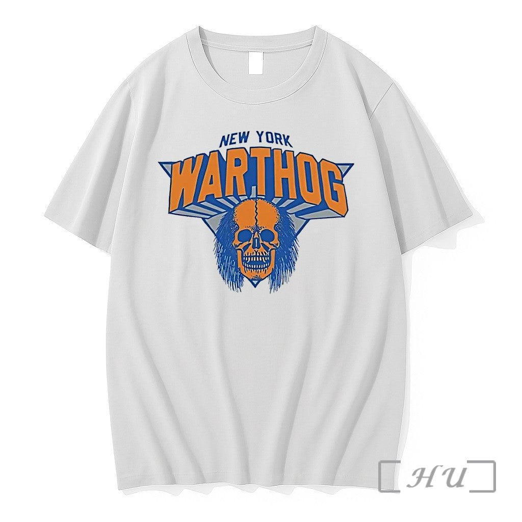 Officials New York Warthog Skull Graphic New York Warthog White Unisex