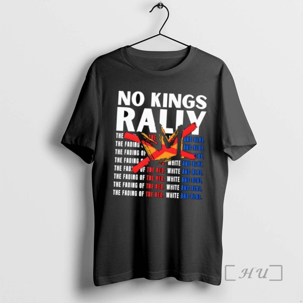Officials No Kings Rally The Fading Of The Red White And Blue Shirts Sweater