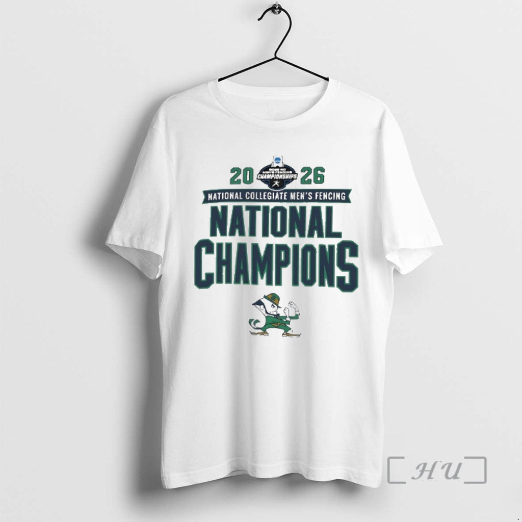 Officials Notre Dame Fighting Irish 2026 Mens Fencing National Champions Unisex