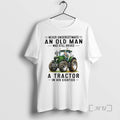 Officials Old Man Drives Tractor Eighties Unisex