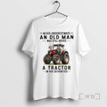 Officials Old Man Drives Tractor Seventies Unisex
