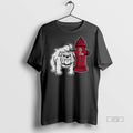 Officials Ole Piss Georgia Bulldogs Beat Ole Miss 43 35 T Shirt Sweater