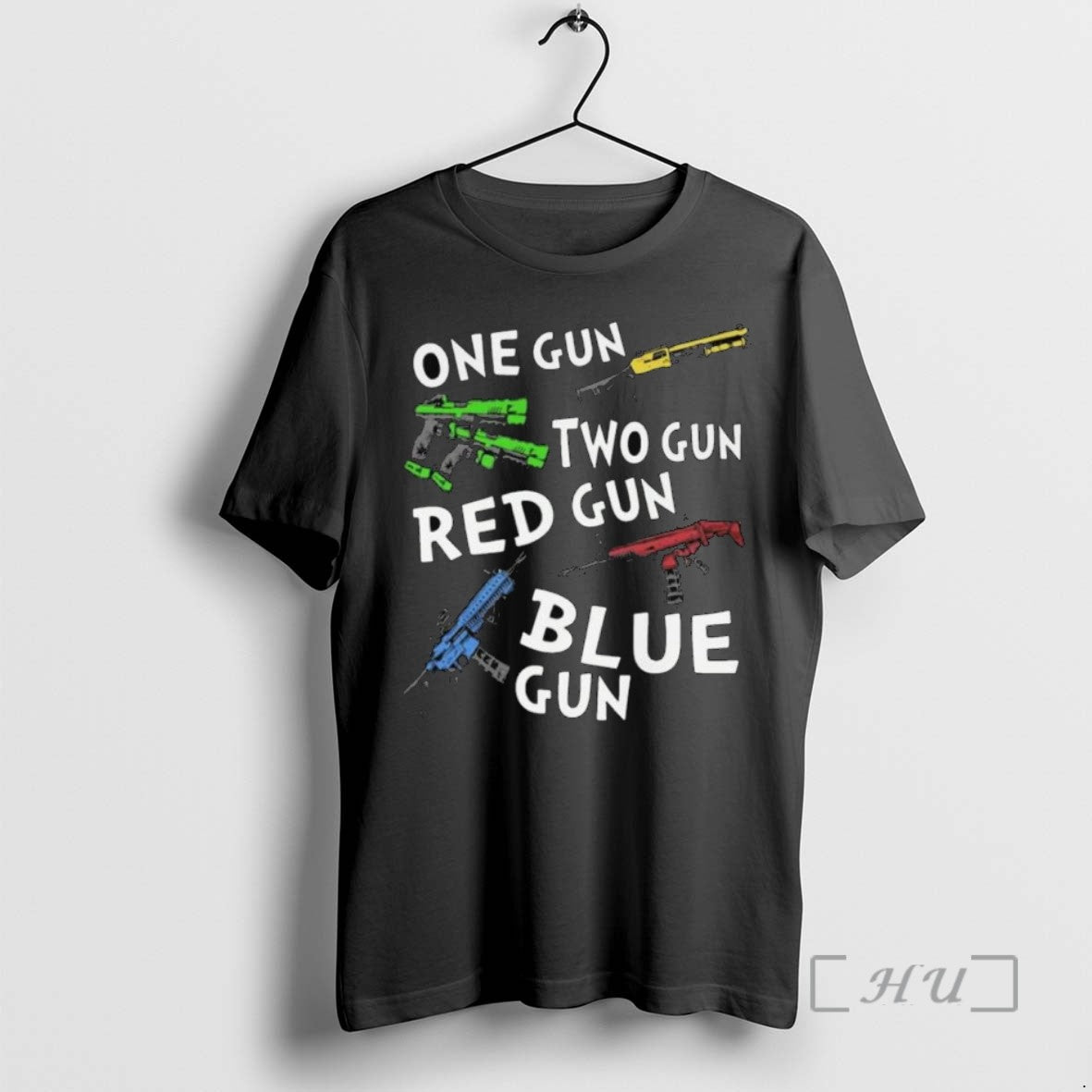 Officials One Gun Two Gun Red Gun Blue Gun Long Sleve T Shirt Sweater