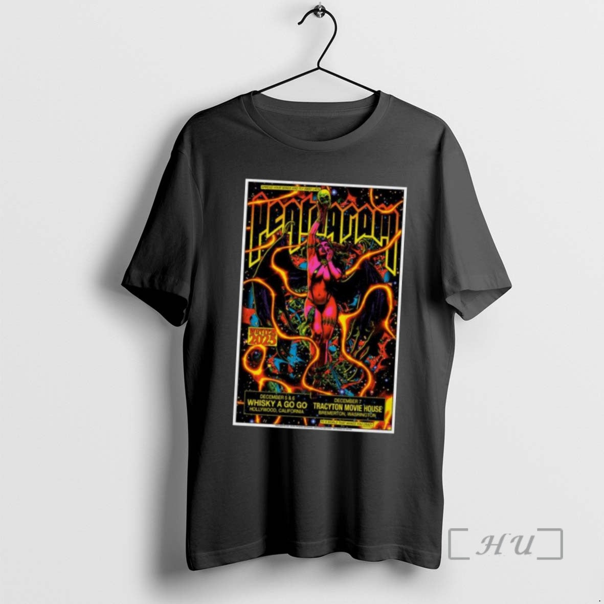 Officials Pentagram Whisky A Go Go Hollywood Ca December 5 6 2025 Long Sleve Shirts