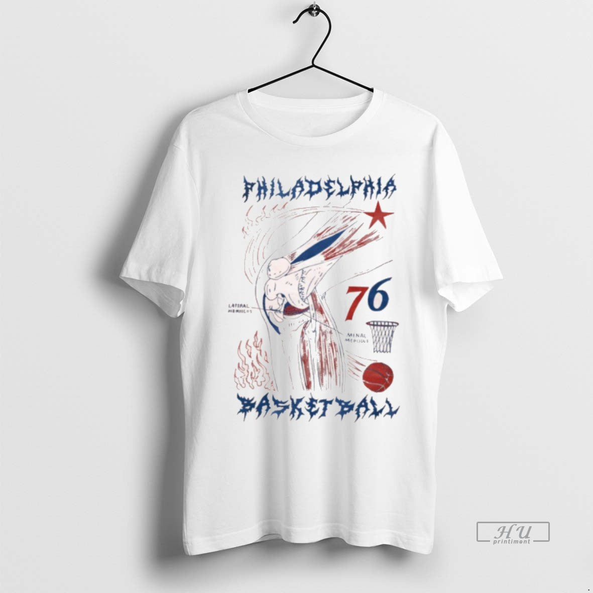 Officials Philadelphia Basketball Knees 76