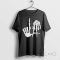 Officials Premium Los Angeles Dodgers La Skeleton Hand T Shirt Sweater