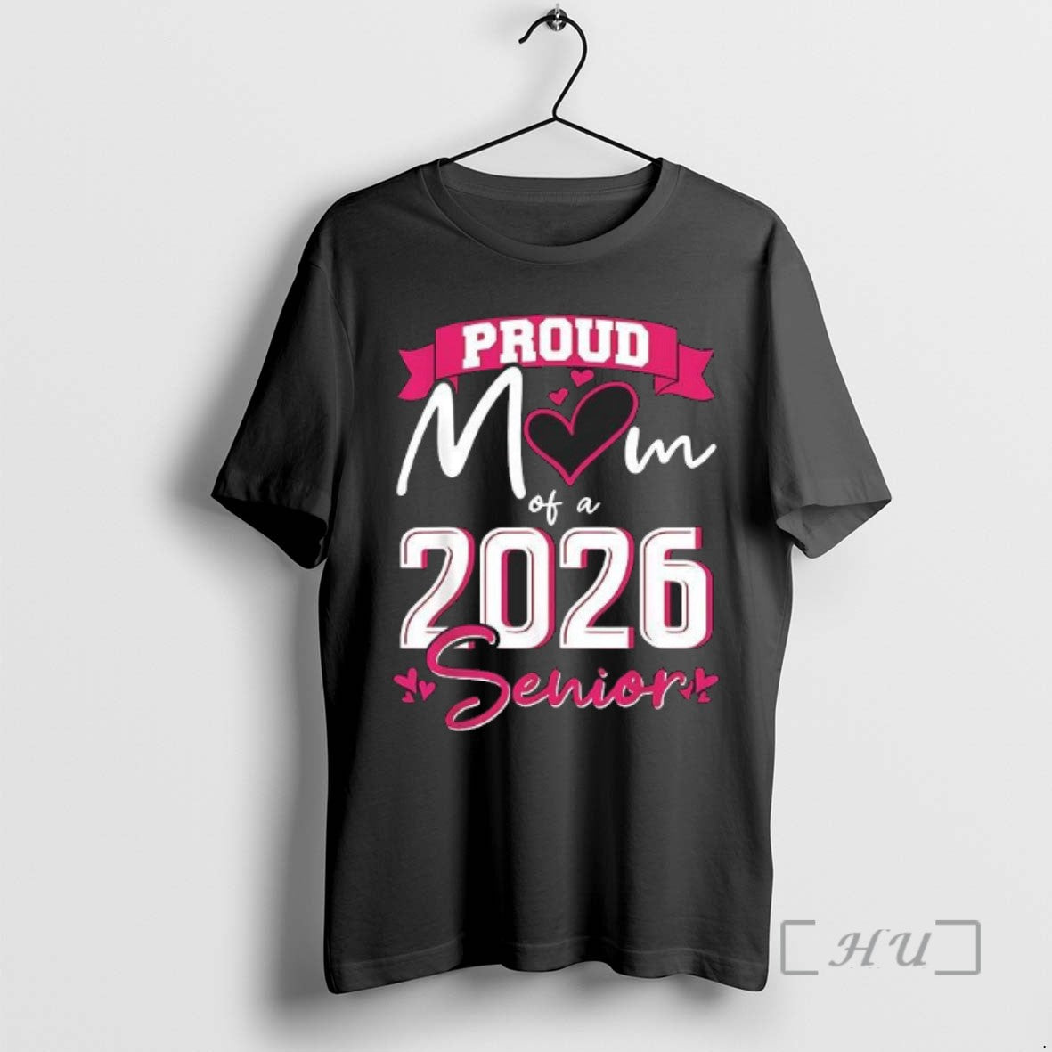 Officials Proud Mom Of A 2026 Senior Typography Design Tee Sweater