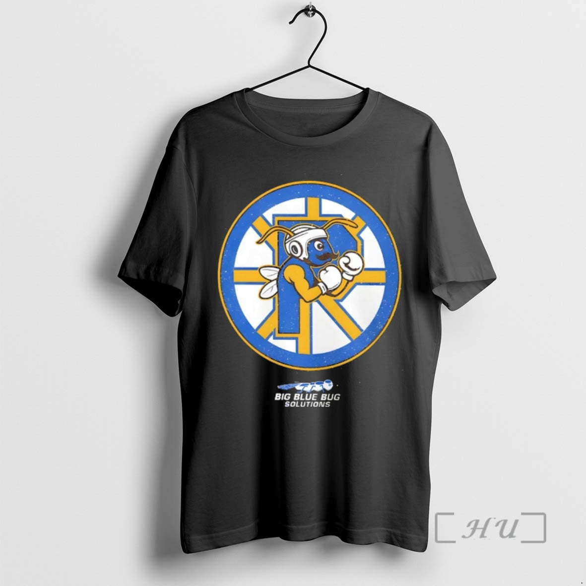 Officials Providence Bruins Hockey Big Blue Bug Solutions Logo Unisex