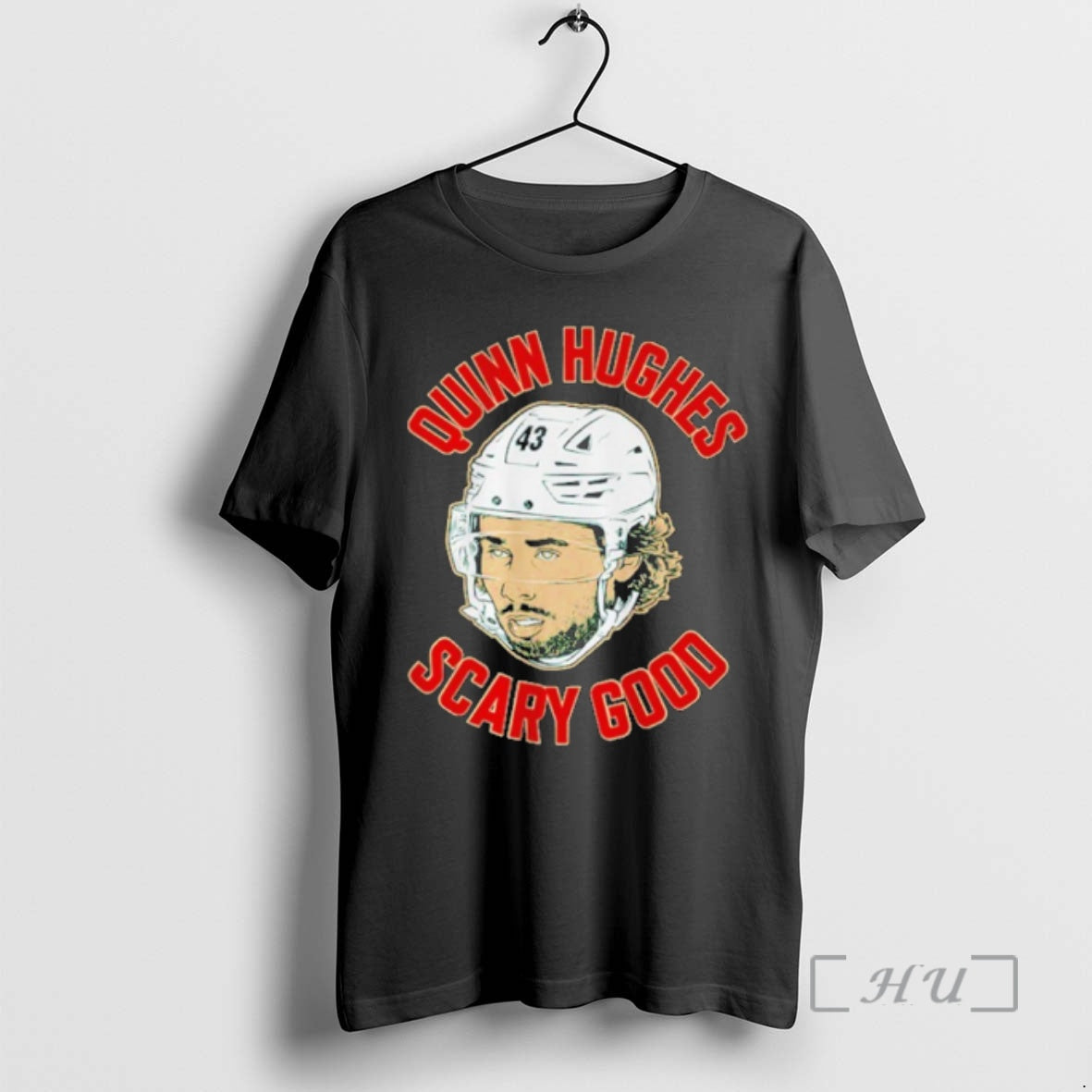 Officials Quinn Hughes Minnesota Wild Ghost Eyes Unisex