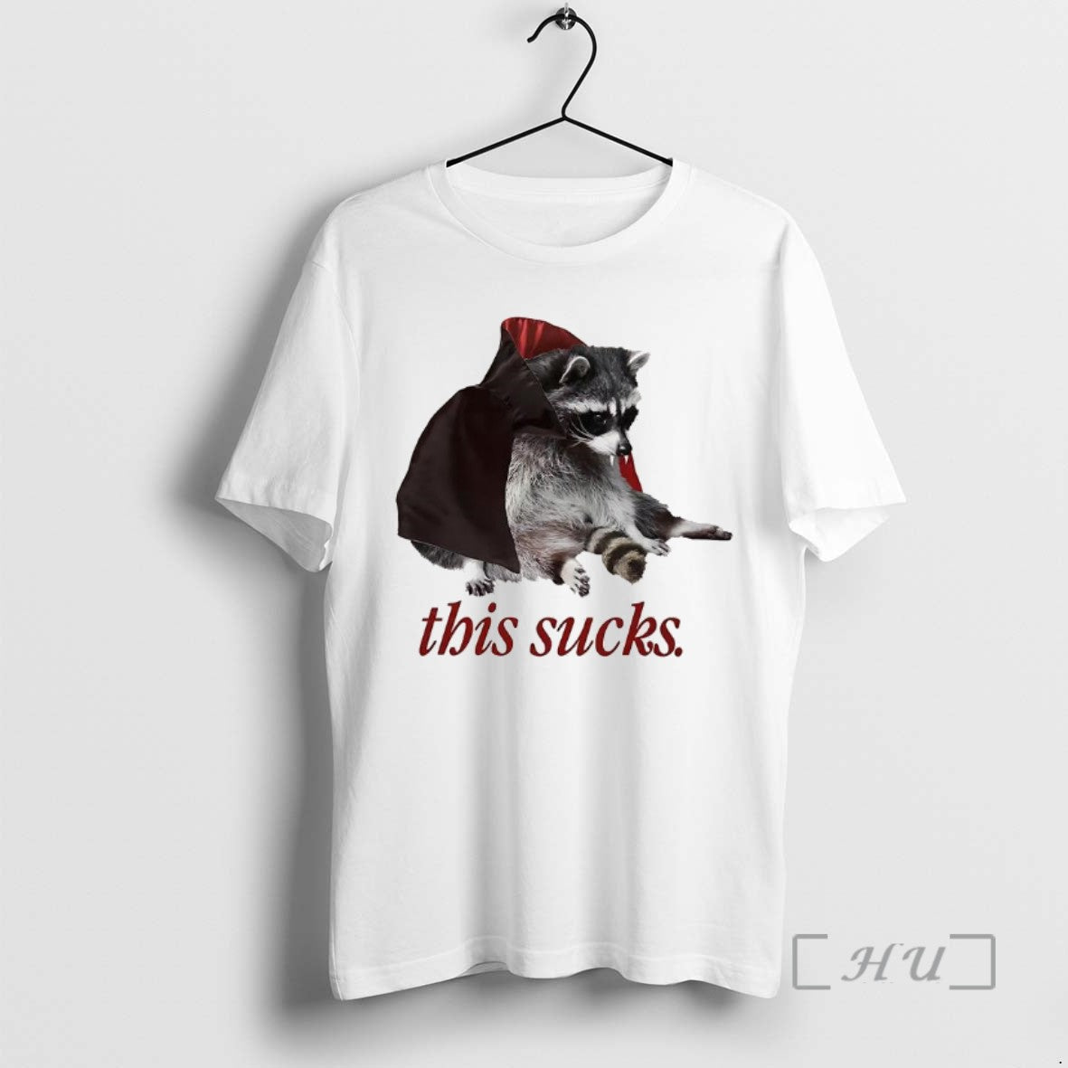 Officials Raccoon This Sucks Vampire Halloween Tee Sweater
