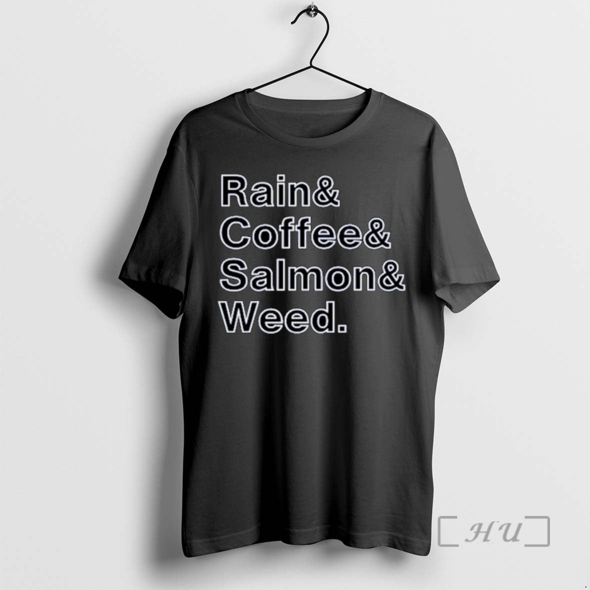 Officials Rain And Coffee And Salmon And Weed Ornaments T Shirt Sweater