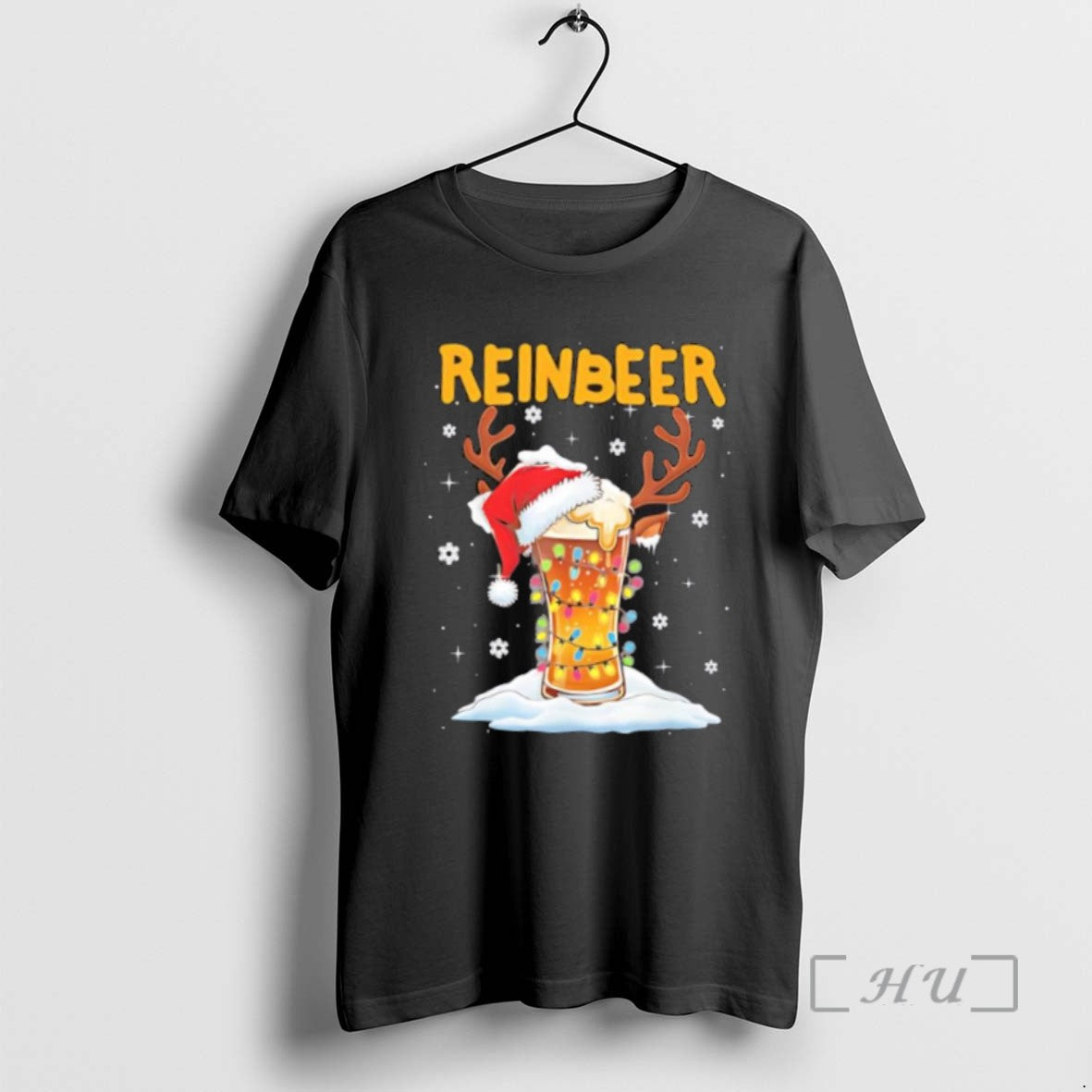 Officials Reinbeer Winedeer Santa Hat Chrismas Tee Sweater