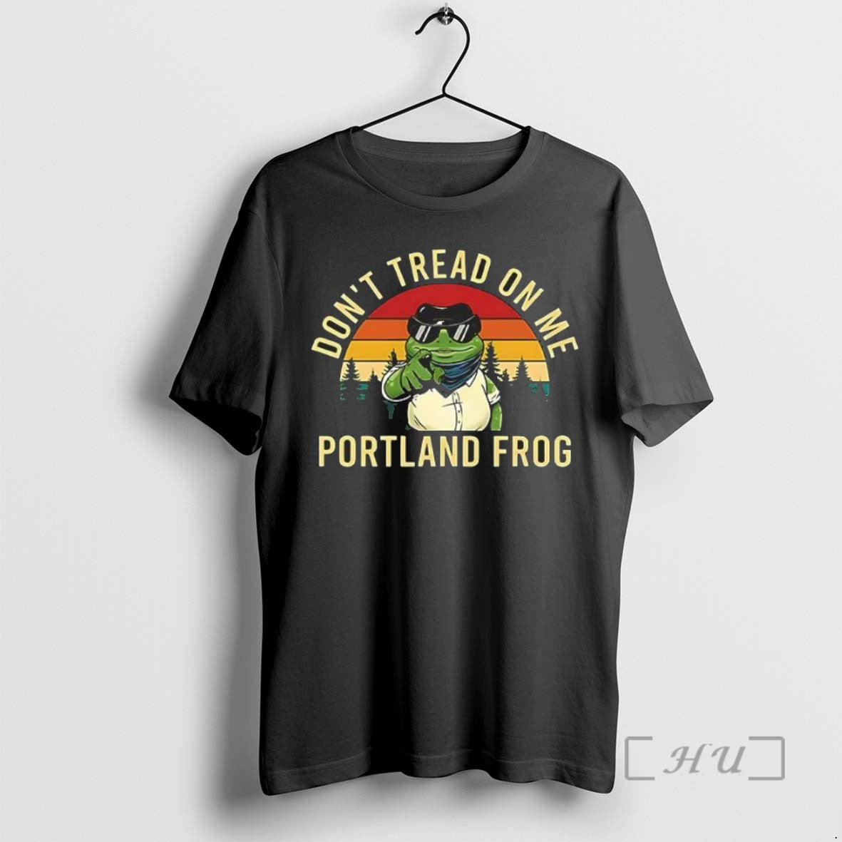 Officials Retro Freedom Tee Dont Tread On Me Portland Frog