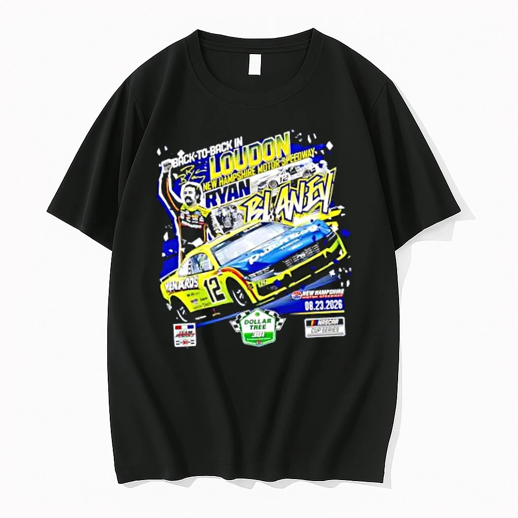 Officials Ryan Blaney 2026 Dollar Tree 301 Race Winner Merch T Shirt Sweater