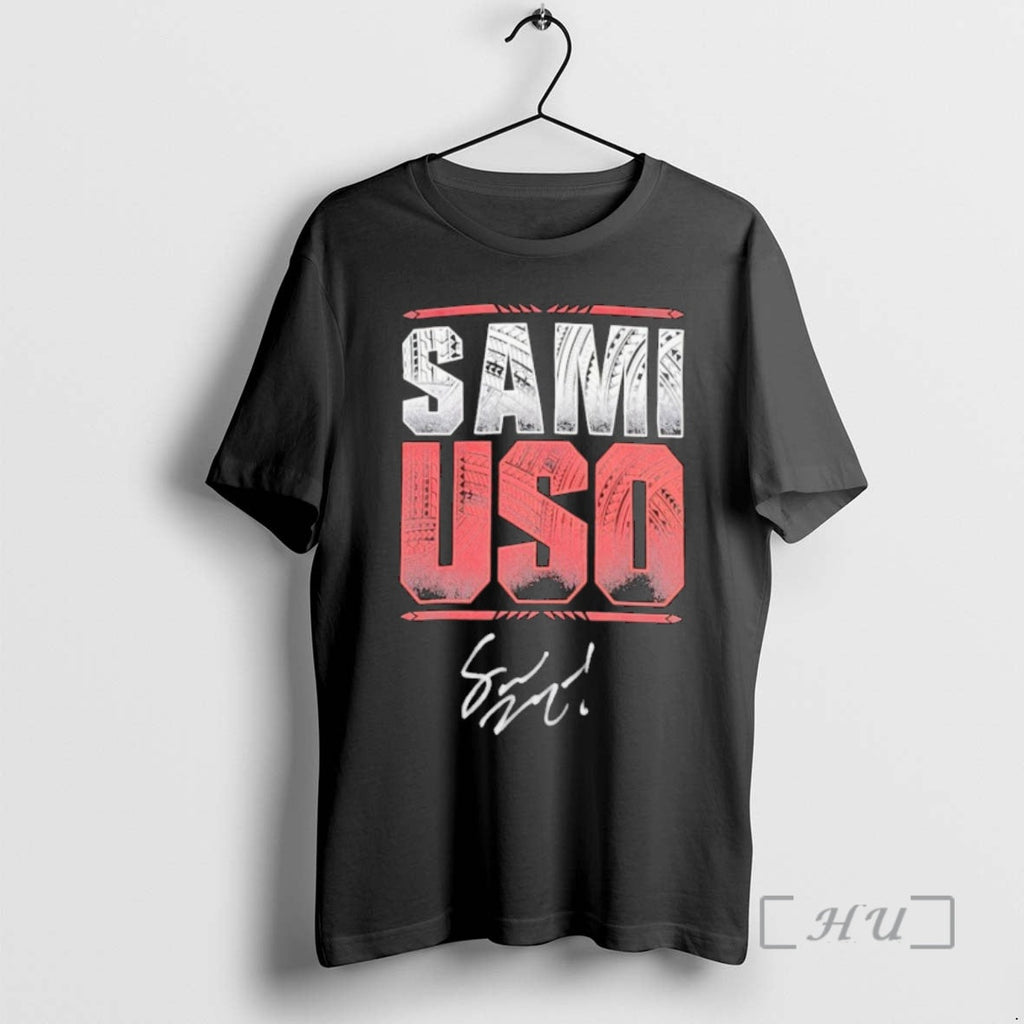 Officials Sami Zayn Autographed Sami Uso Unisex