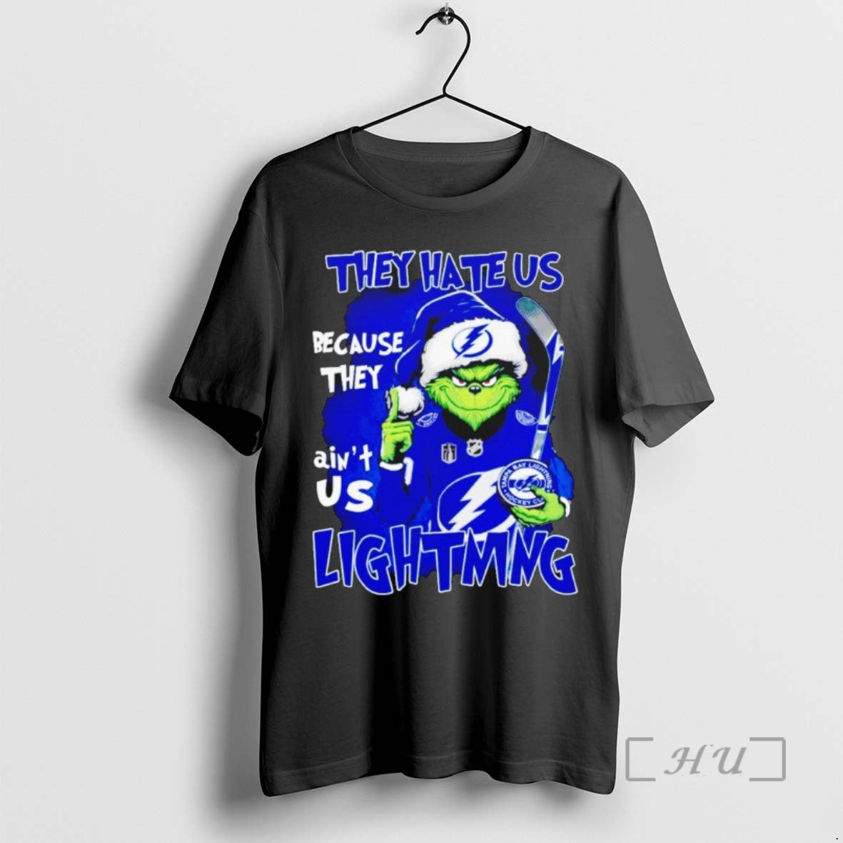 Officials Santa Grinch They Hate Us Because They Aint Us Lightning Shirts Sweater