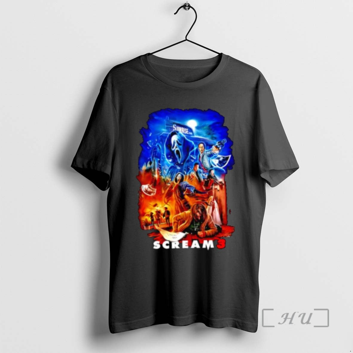Officials Scream 3 Halloween Characters Movie Graphic Shirts Sweater