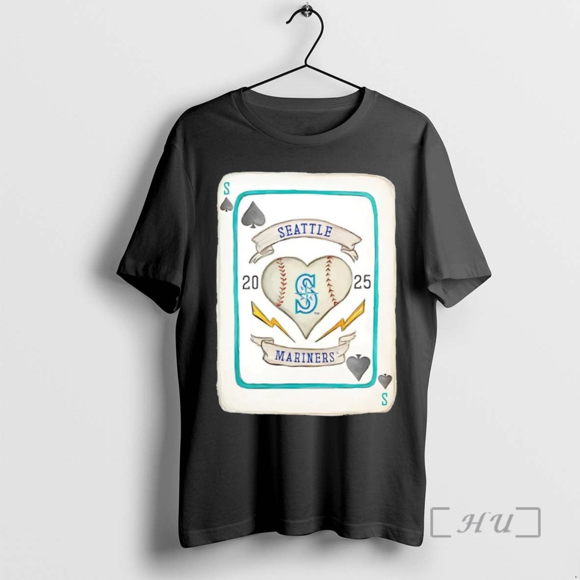 Officials Seattle Mariners 2025 Card Tee Shirt Sweater