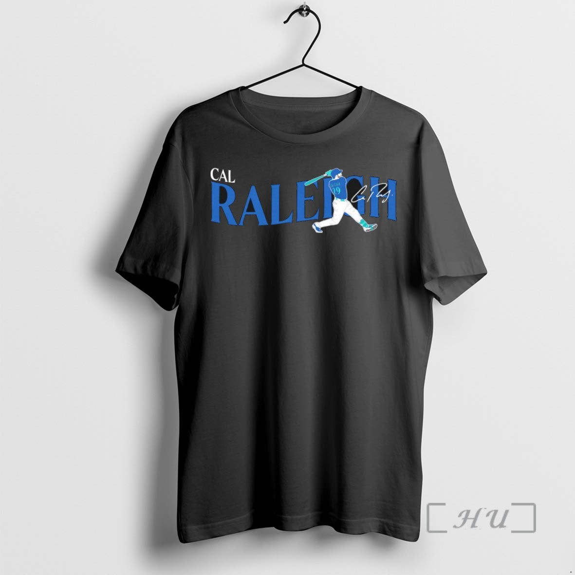 Officials Seattle Mariners Baseball Cal Raleigh Signature Tee Shirt Sweater