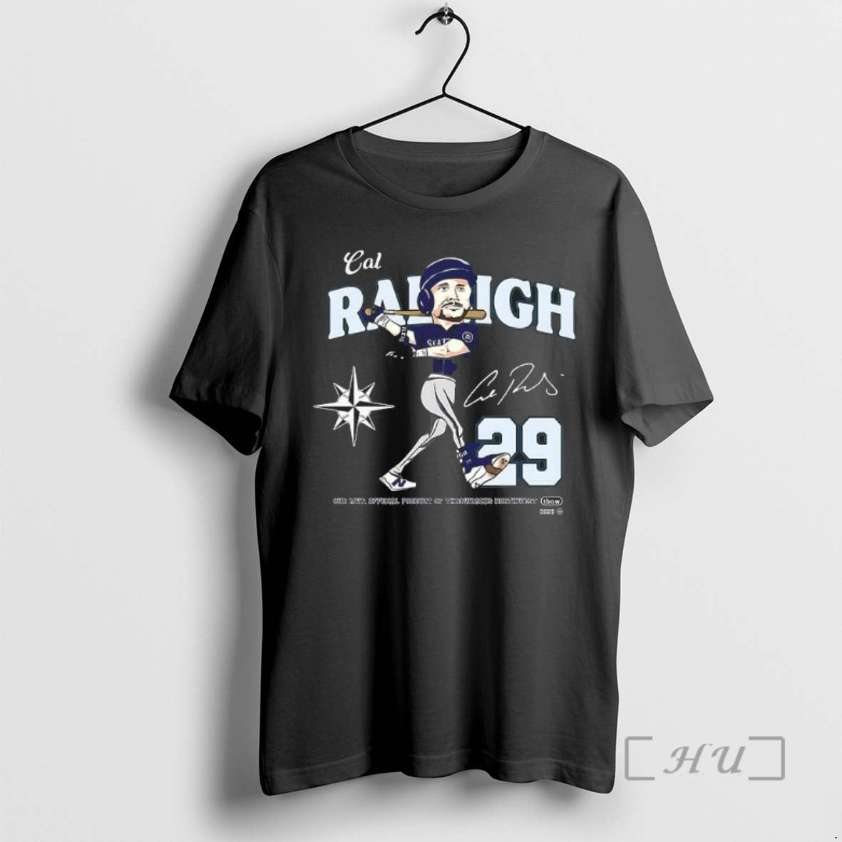 Officials Seattle Mariners Cal Raleigh Number 29 Mvp Signature Cartoon Shirts Sweater