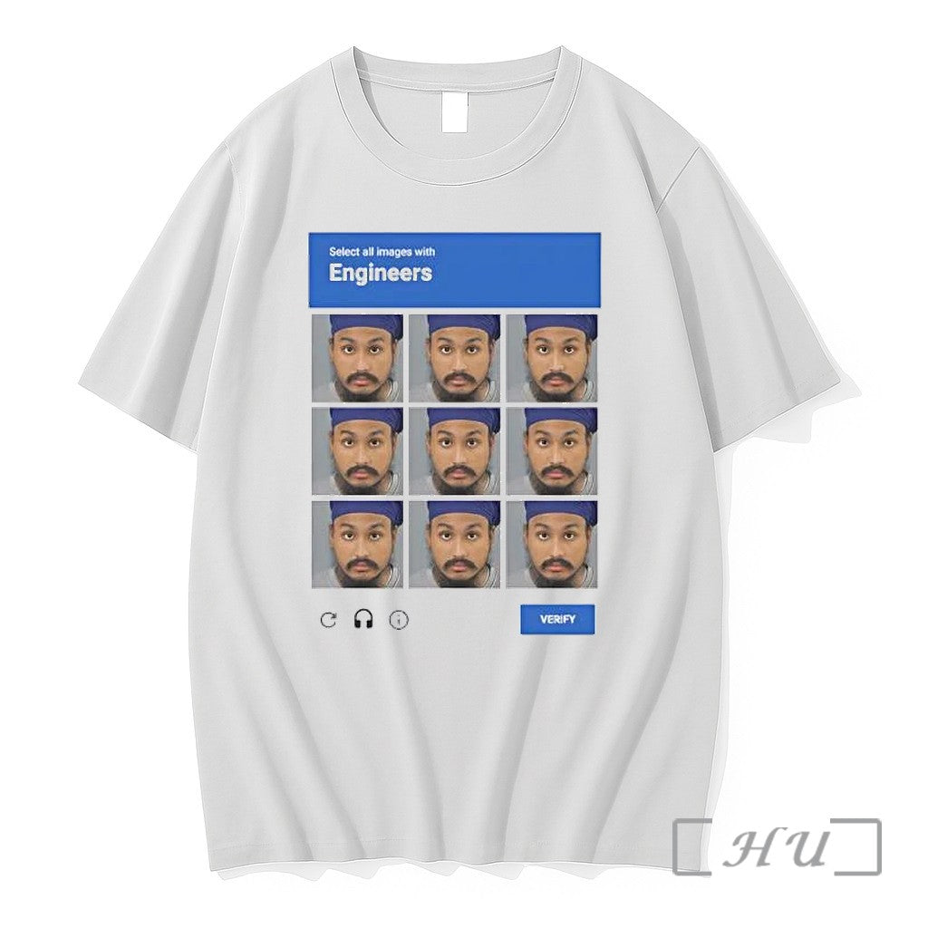 Officials Select All Images With Captcha Engineer Unisex