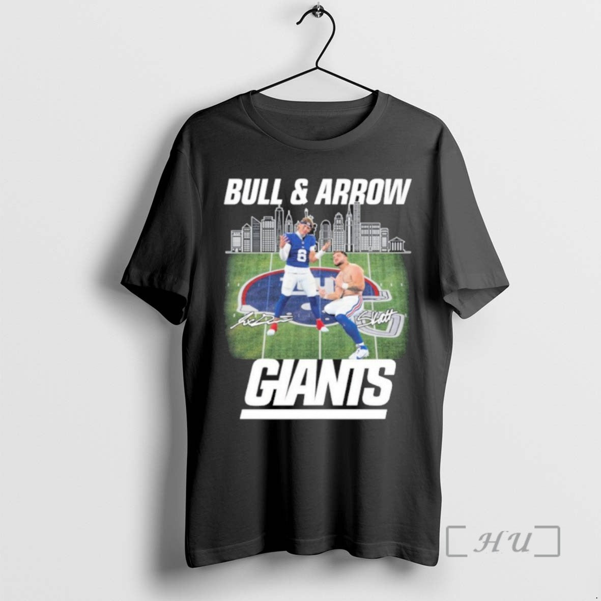 Officials Skattebros Bull Arrow New York Giants Shirts Sweater