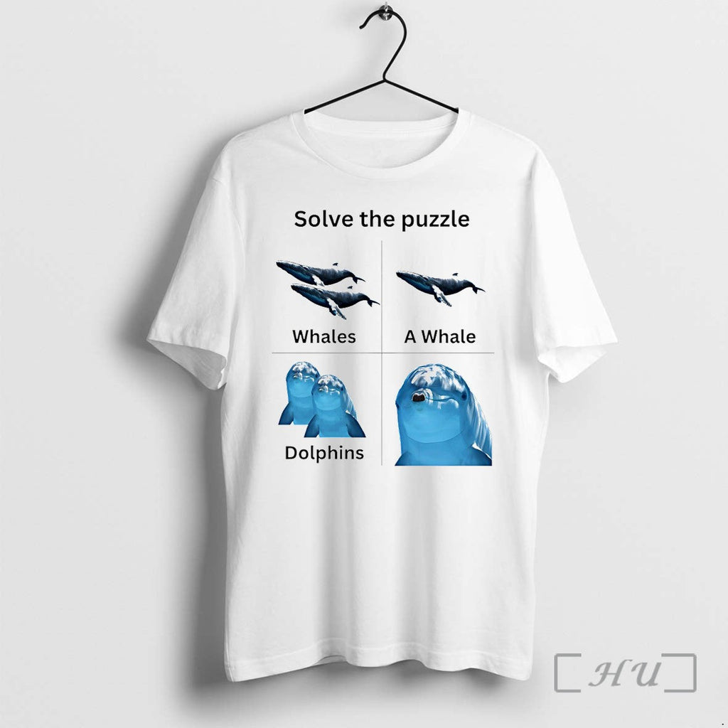Officials Solve The Puzzle Whales A Whale Dolphins Unisex