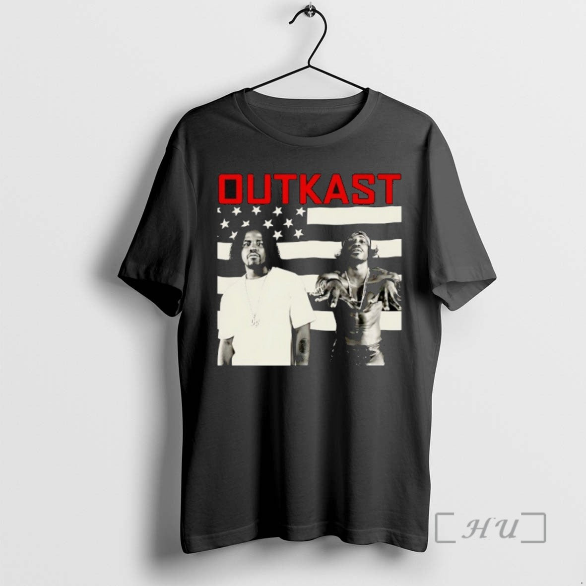 Officials Stankonia Style Hip Hop Outkast American Flag Retro Tee Sweater