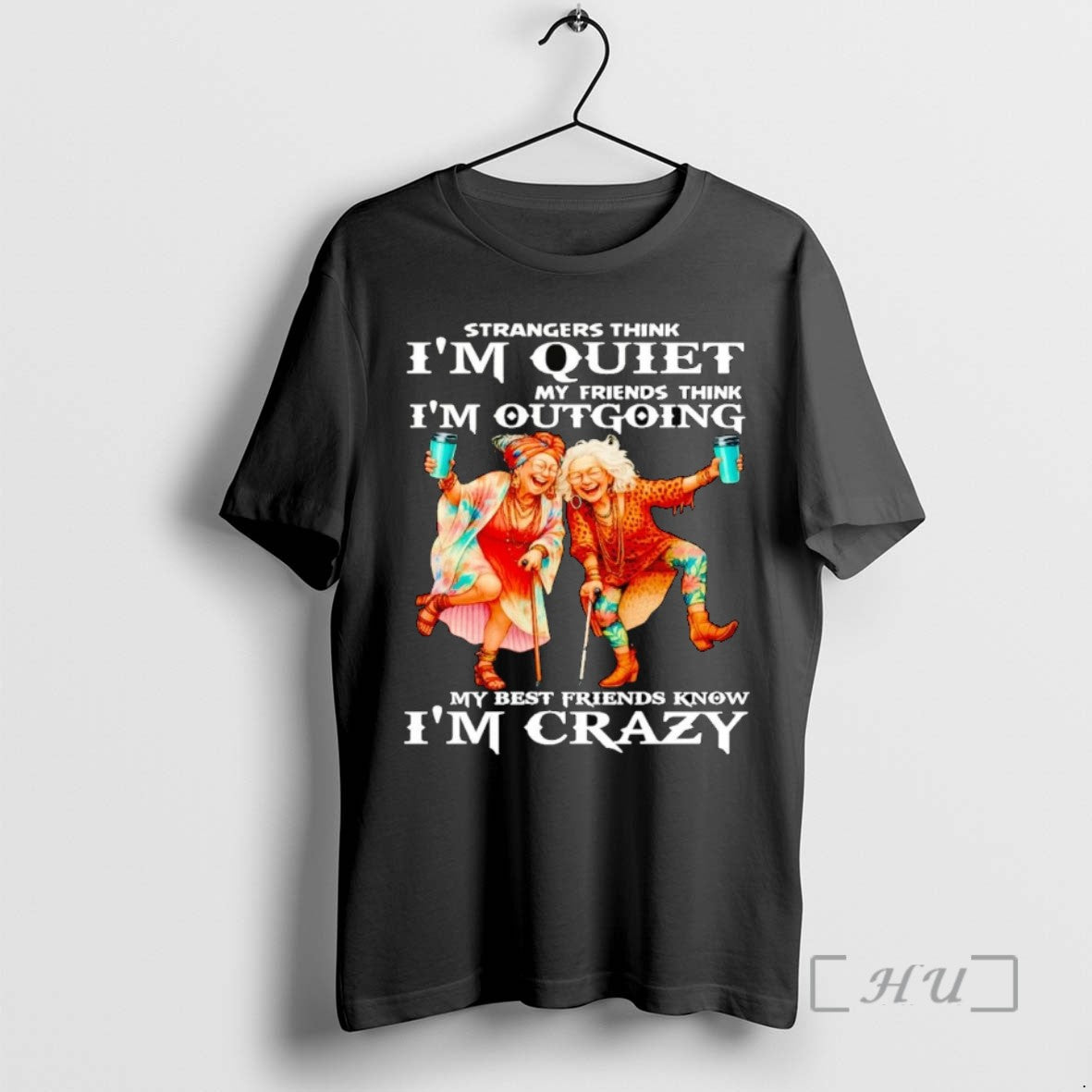 Officials Strangers Think Im Quiet My Friends Think Im Outgoing Tee Shirt Sweater