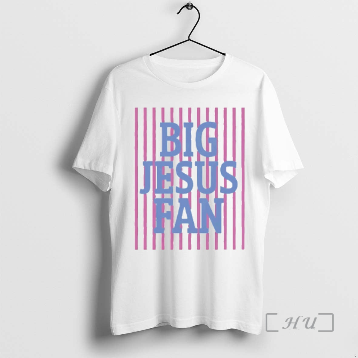 Officials Striped Big Jesus Preppy Christian Unisex