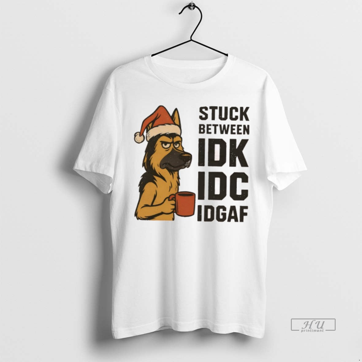 Officials Stuck Between Idk Idc And Idgaf German Shepherd Dog Chrismas