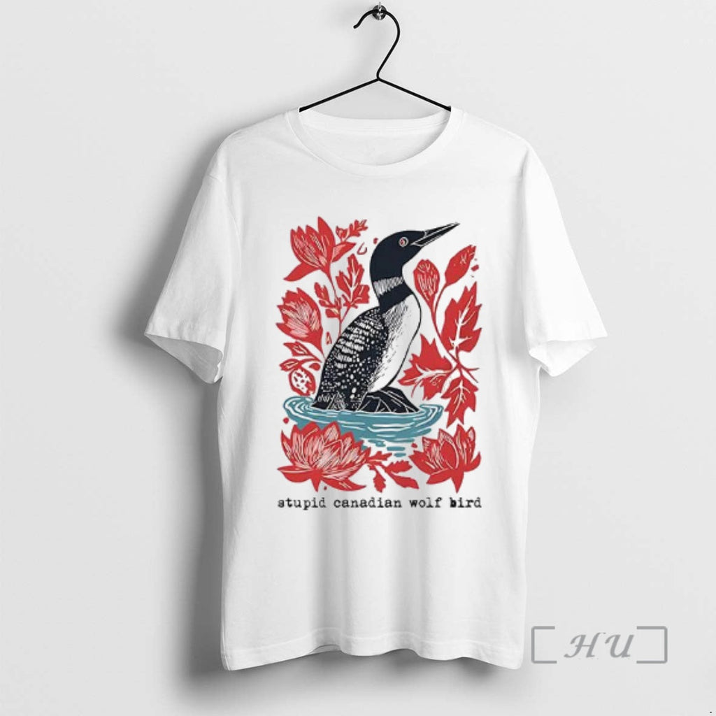 Officials Stupid Canadian Wolf Bird Canada Symbol Unisex
