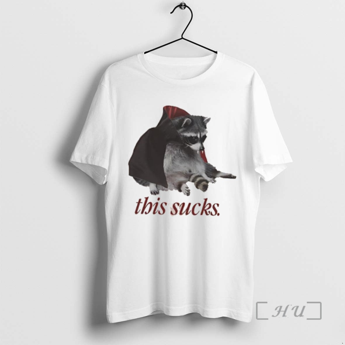Officials Sucks Halloween Vampire Raccoon Tee Sweater