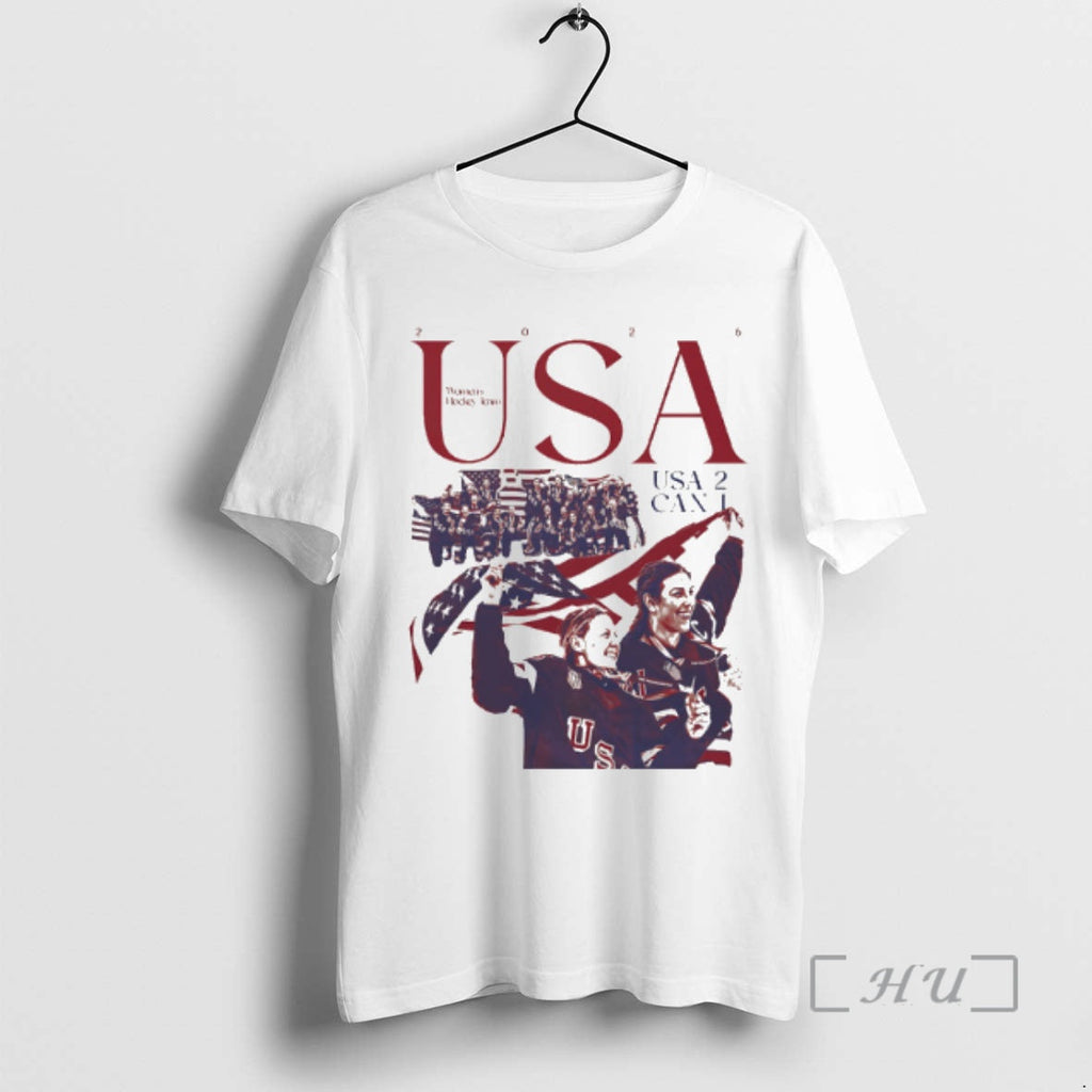 Officials Team Usa Womens Hockey Victory Usa 2 Can 1 Unisex