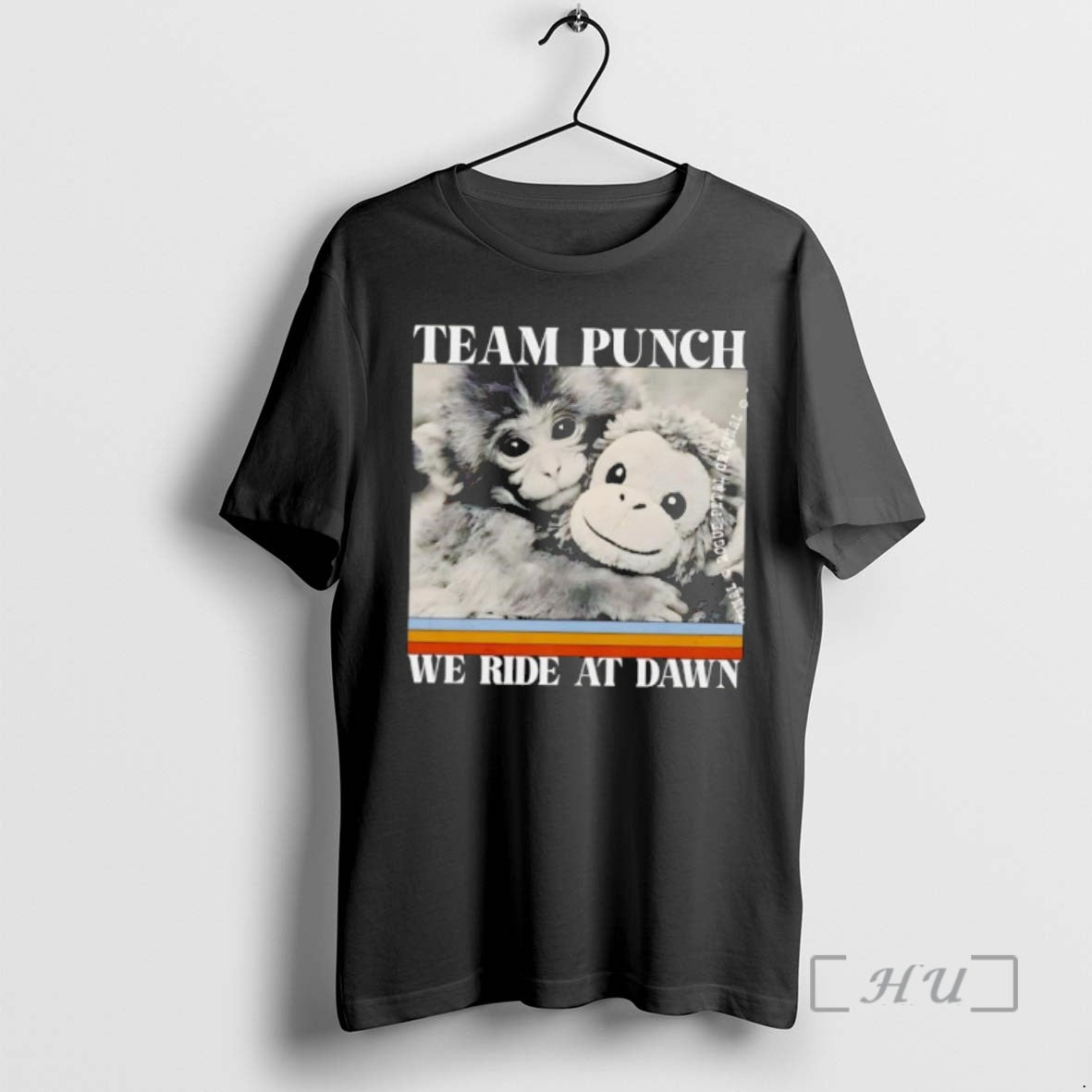 Officials Team Punch We Ride At Dawn Monkey Hugging Plush Unisex