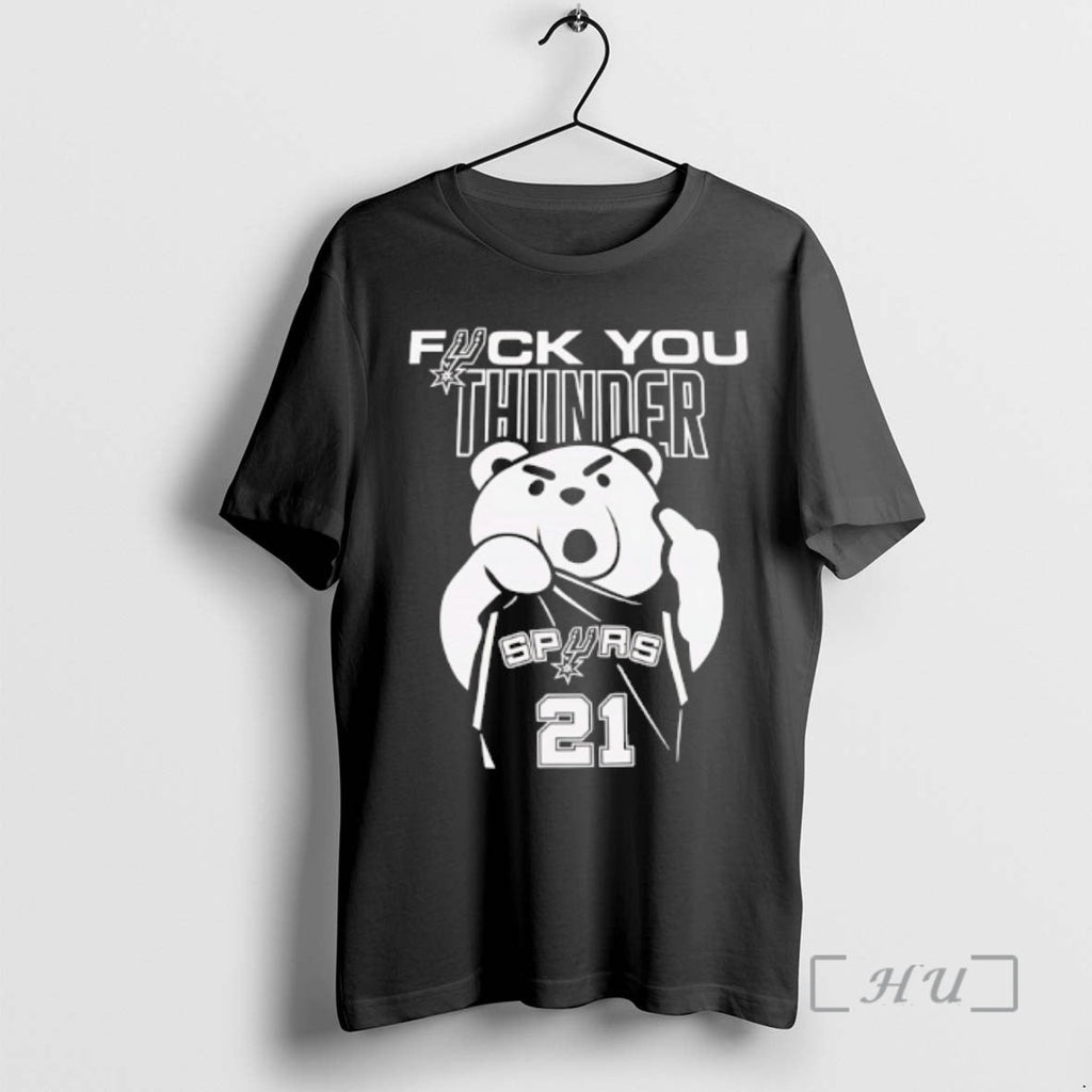 Officials Teddy Fuck You Thunder San Antonio Spurs Unisex