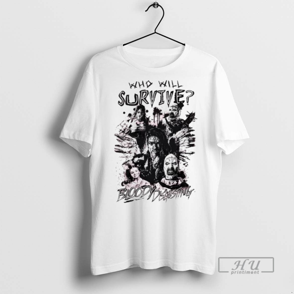 Officials Terrifier Sienna X Bloody Disgusting T Shirt Sweatshirt Hoodies