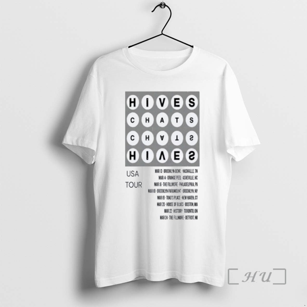 Officials The Hives And The Chats American Tour 2026 Tee Sweater