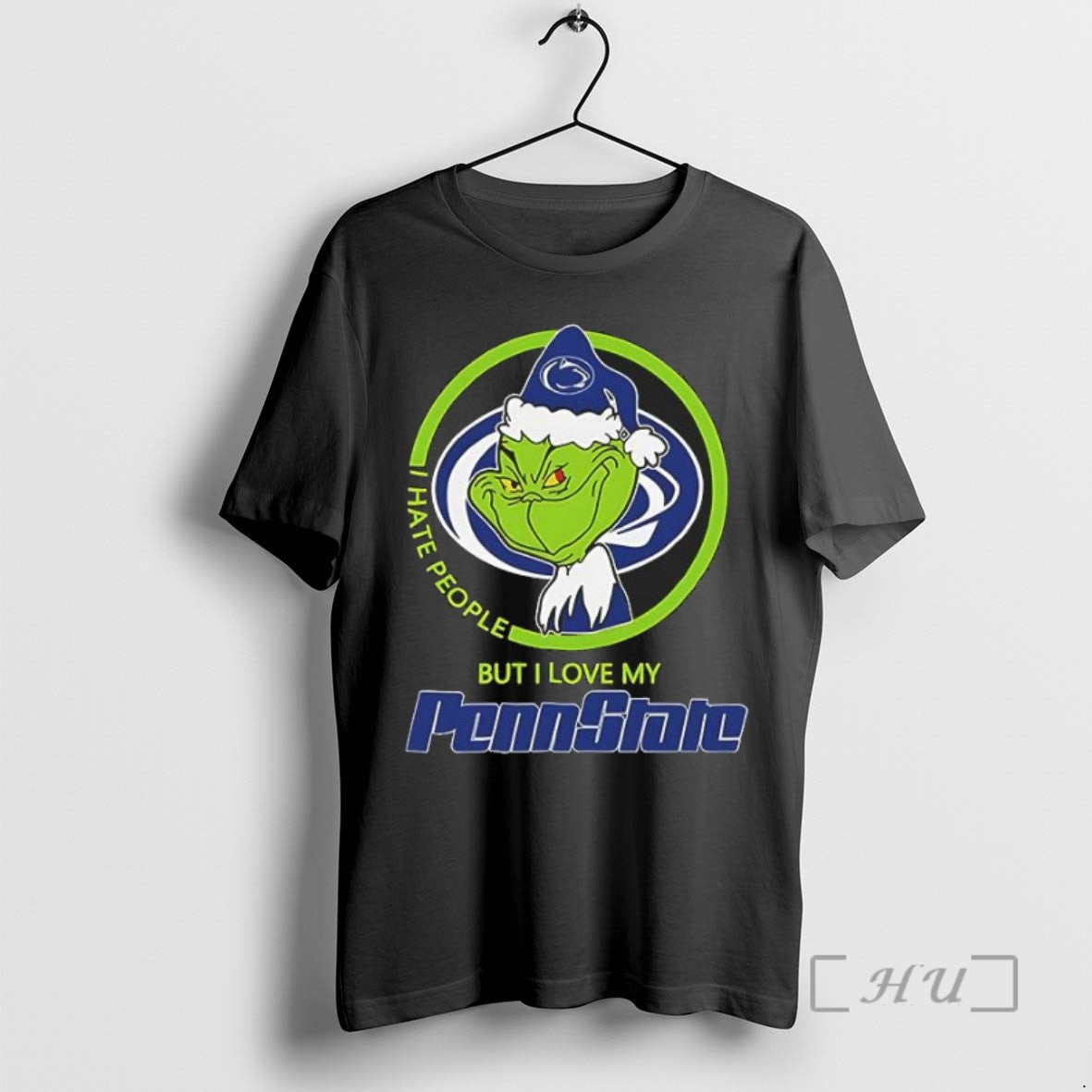 Officials The Grinch I Hate People But I Love My Penn State Football Logo