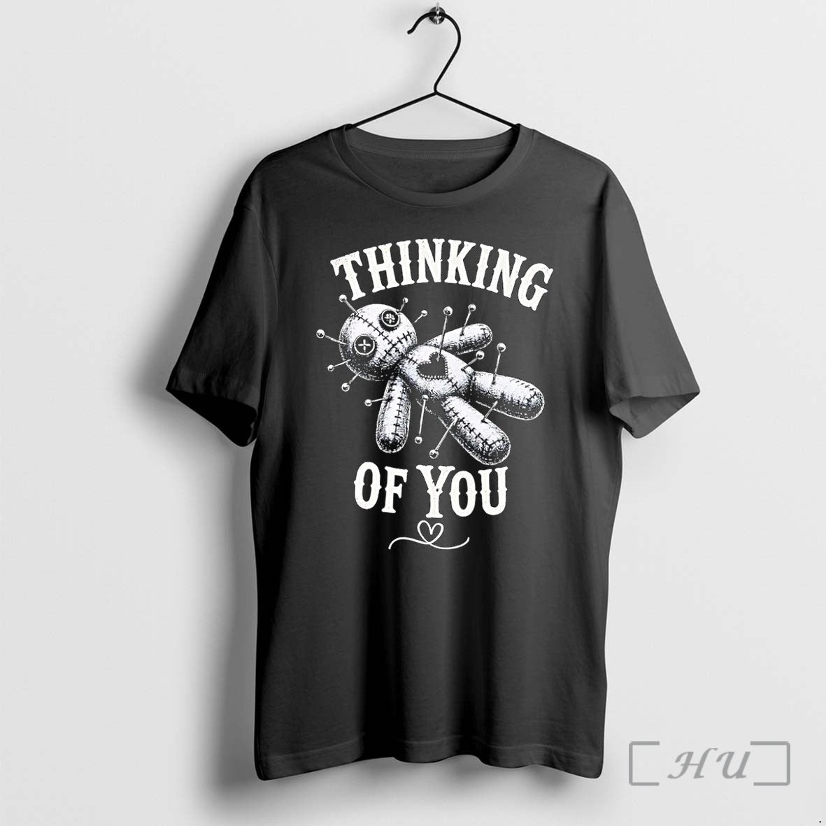 Officials Thinking Of You Voodoo Doll Cotton Black Unisex