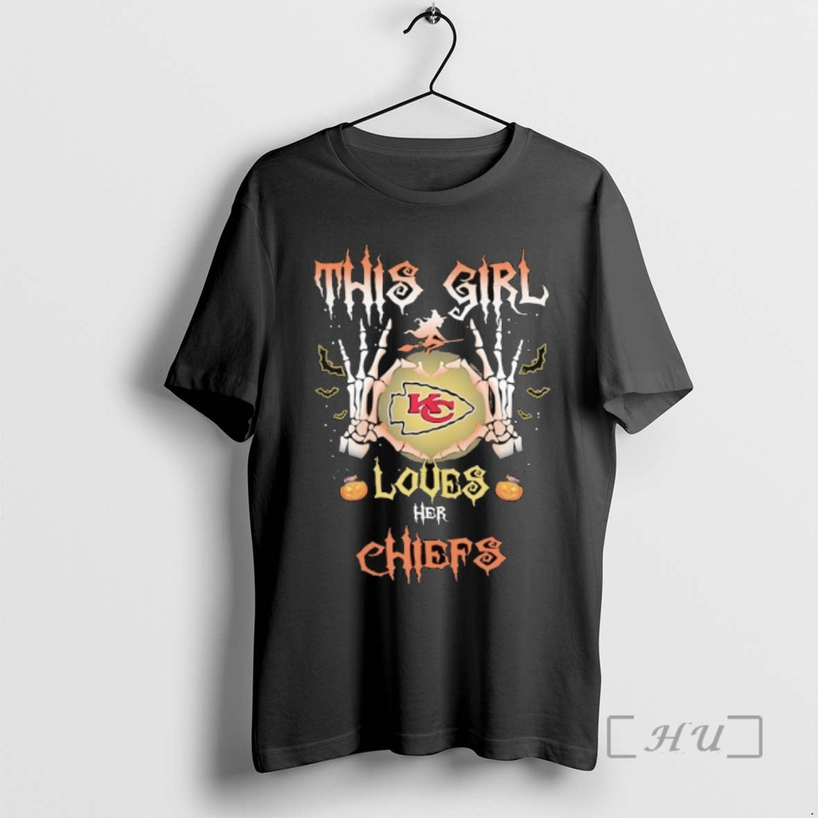 Officials This Girl Loves Her Kansas City Chiefs Skeleton Hands Shirts Sweater