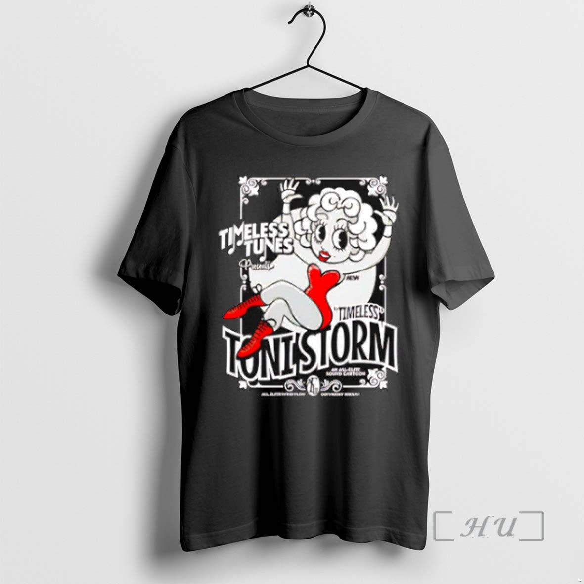 Officials Toni Storm Timeless Tunes Aew Cartoon T Shirt Sweater