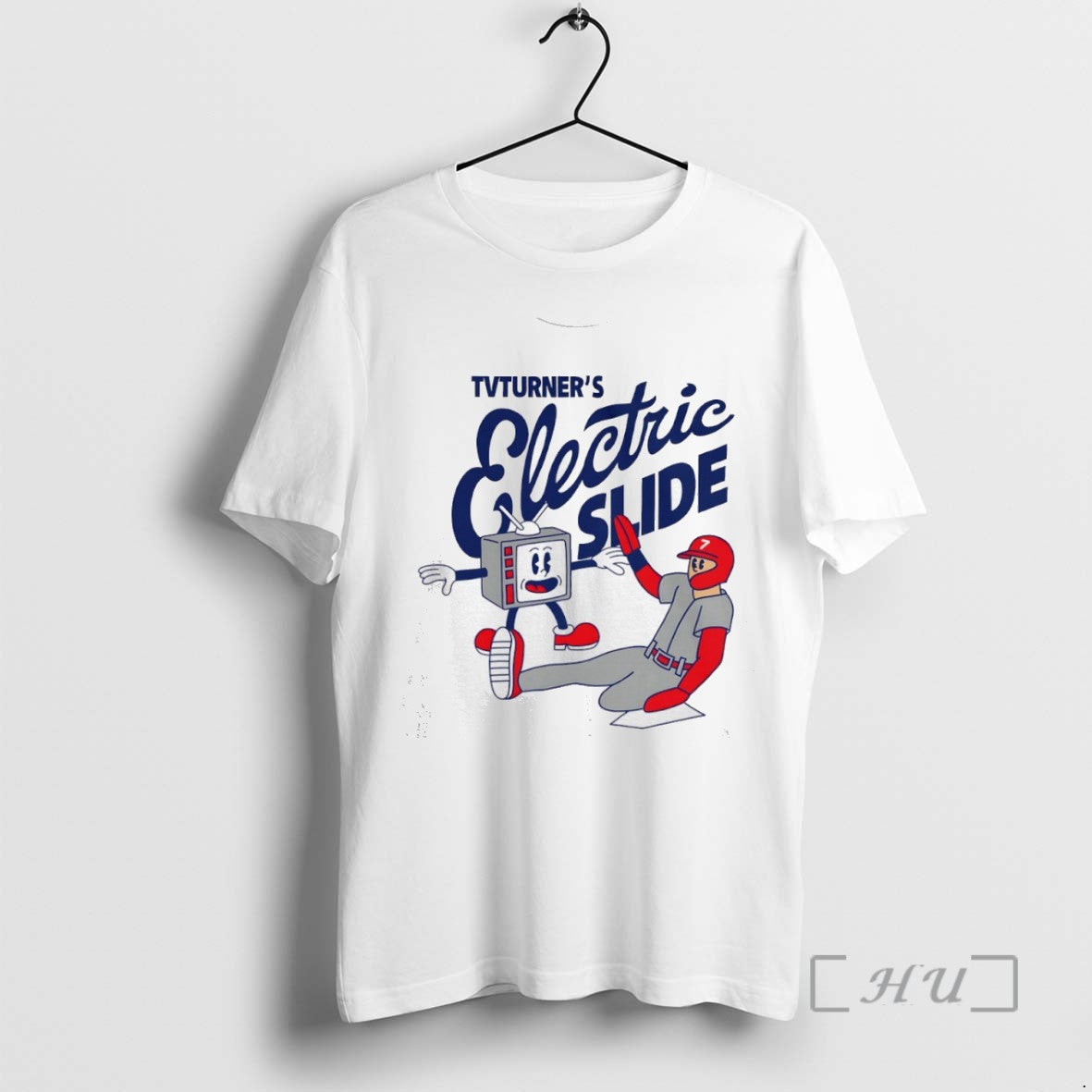 Officials Trea Turner Philadelphia Phillies Tvturners Electric Slide Tee Shirt Sweater
