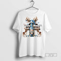 Officials Trending Christmas Reindeer Beer Graphic Tee Shirt Sweatshirt Hoodies