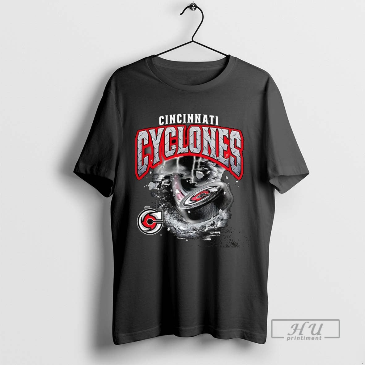 Officials Trending Cincinnati Cyclones Storm Warning Nhl Graphic Tee Shirt Sweatshirt Hoodies