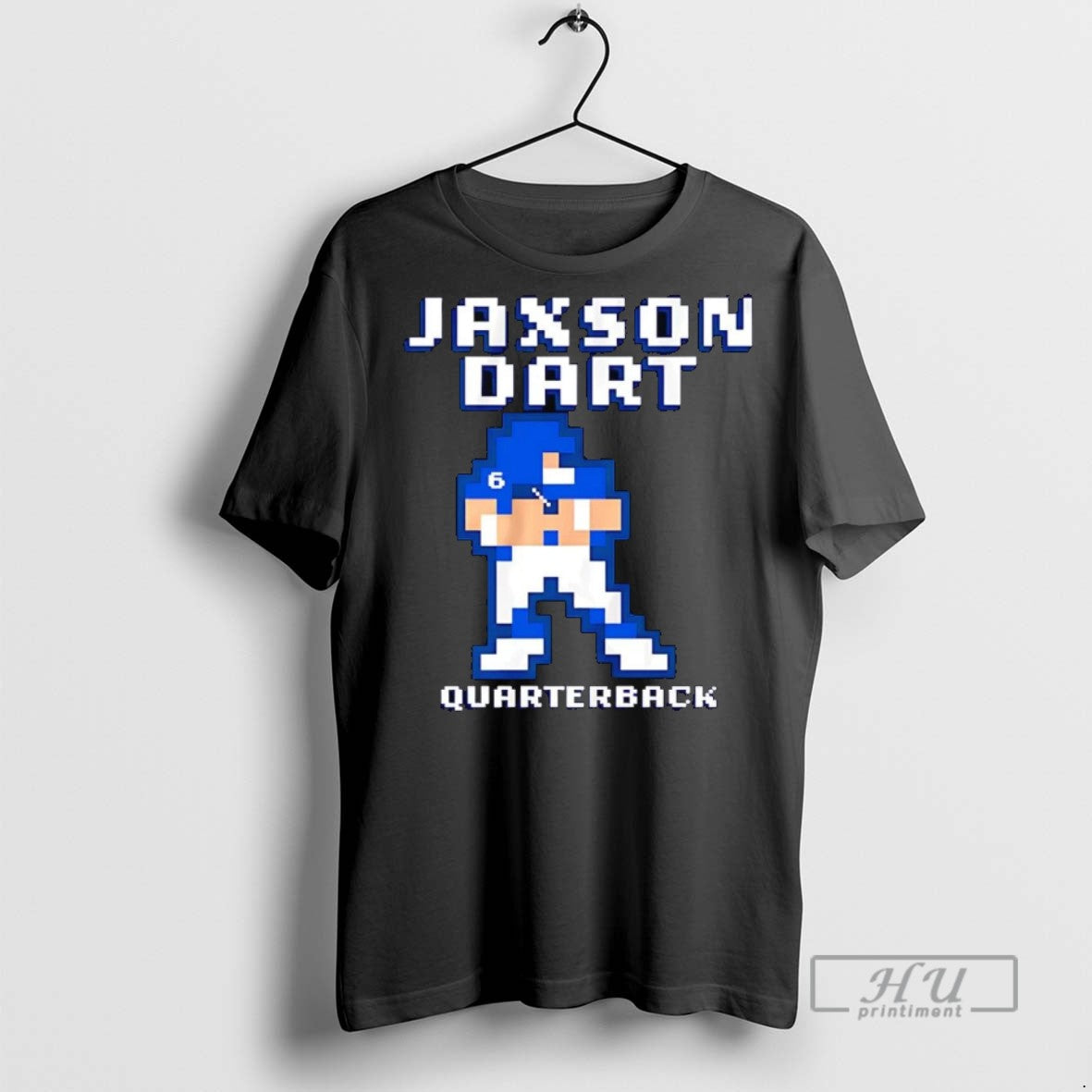 Officials Trending Jaxson Dart Pixel Baller Quarterback New York Giants T Shirt Sweatshirt Hoodies