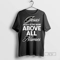 Officials Trending Justin Fields Wearing Jesus Is The Name Above All Names Graphic