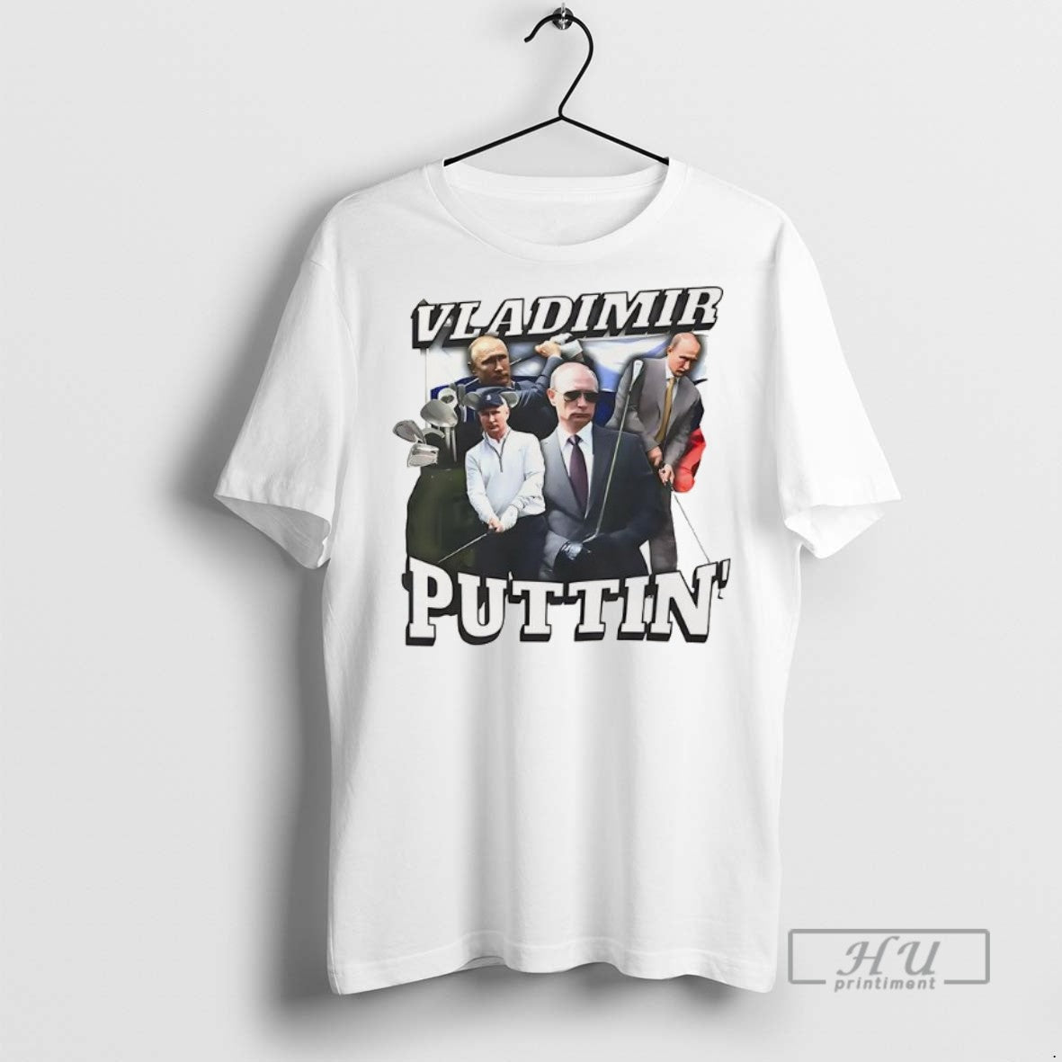 Officials Trending Vladimir Puttin Golf Graphic Tee Shirt Sweatshirt Hoodies