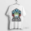 Officials Trending Antifa Resistance Commander Portland Frog T Shirt Sweatshirt Hoodies